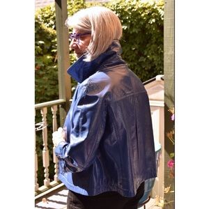 J’envie Blue Leather Jacket 🔵🔹💙